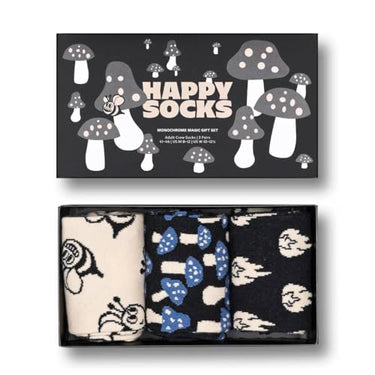 Happy Socks Unisex monochrome magische Geschenkset 3er Pack, Multicolor, 36-40 EU im Sale